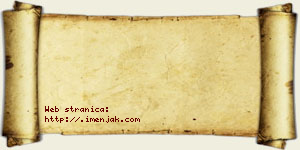 Andrija Kočić vizit kartica